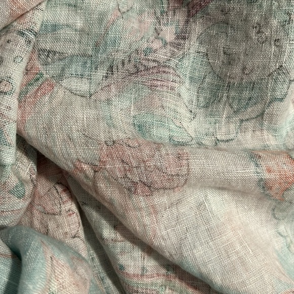 🩵Lungo L’arno Puro Lino Gorgeous Made in Italy 100% Linen Oversized Top - Picture 11 of 16